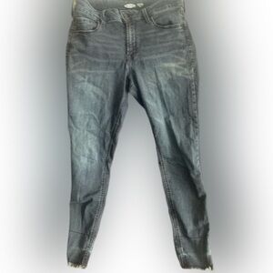 Pre Owned Women's Juniors Old Navy Rockstar Super Skinny Ankle Jeans Sz 4